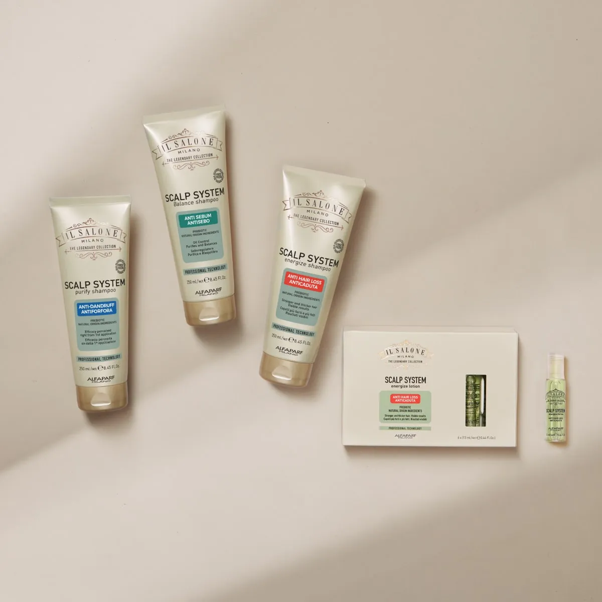 Mga produkto ng groupage Scalp System linya